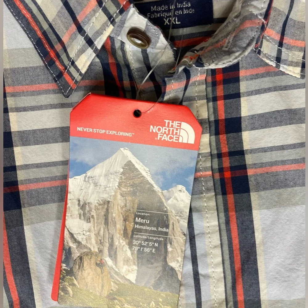 The North Face “Hammetts” Plaid Button Down Shirt NWT